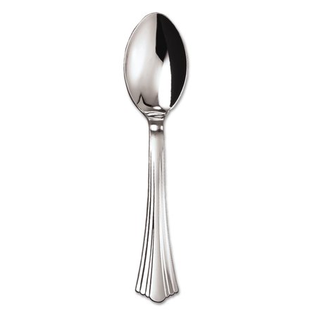 WNA Disposable Spoon 6.5" Silver, Reflections, Pk600 WNA 620155